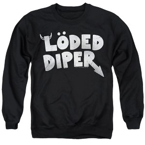 Men's Diary Of A Wimpy Kid Loded Diper Distressed Logo Crewneck Sweatshirt - 1 of 4