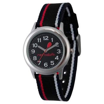 Boys' Red Balloon Stainless Steel Watch - Black