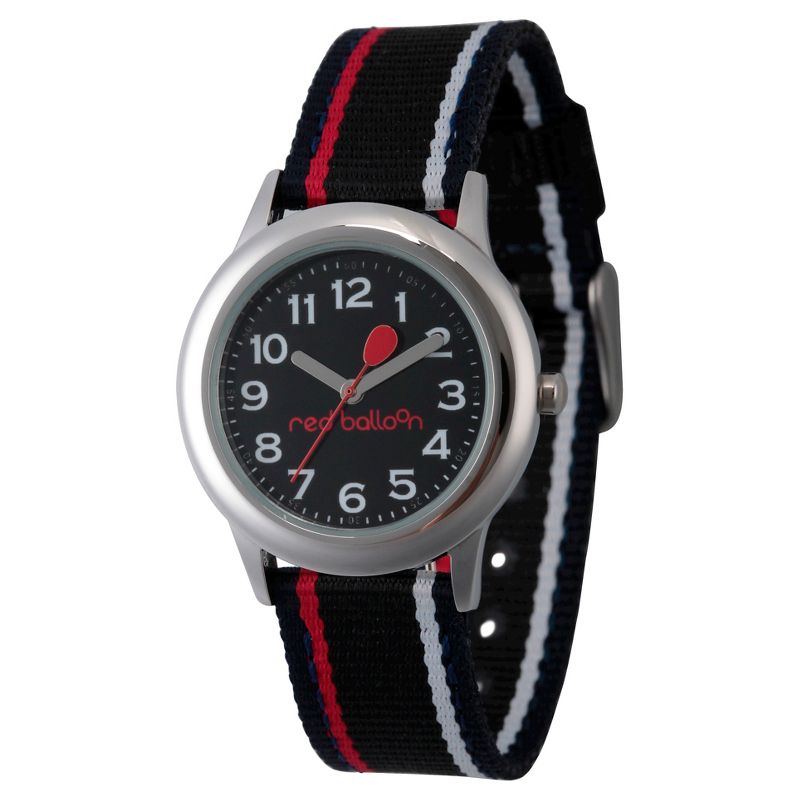 Boys' Red Balloon Stainless Steel Watch - Black, 1 of 7