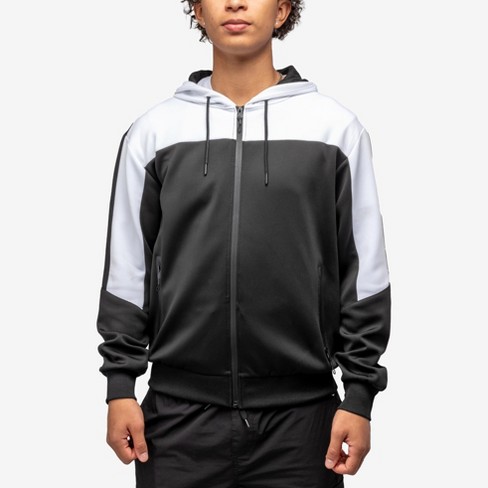 White zip best sale up hoodie target