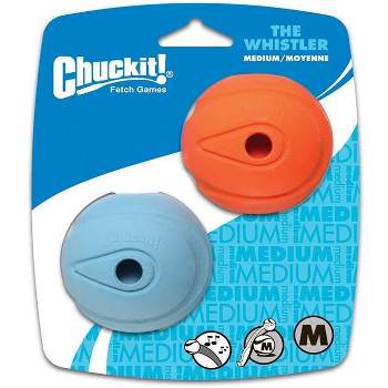 Chuckit The Whistler Chuck-It Ball - Medium ( 2.25"- 2 count)