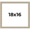 PosterPalooza | 18x16 Thin Barnwood Picture Frame, UV Acrylic, 2 Finishes - Grey and Black - 2 of 4