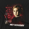 Pet Sematary I Want To Play Adult T-Shirt Black - 2 of 4