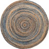 Unique Loom Braided Chindi Collection Area Rug - 2 of 4