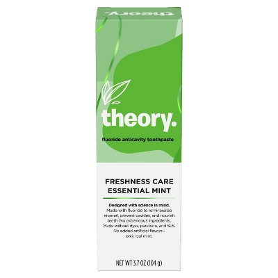 Theory Freshness Care Essential Mint Natural Toothpaste - 3.7oz