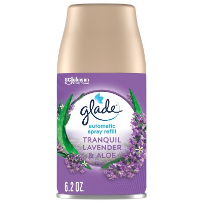 Glade Automatic Spray Air Freshener Tranquil Lavender & Aloe 1ct Refill - 6.2oz