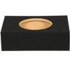 QPower Shallow Single 10" Sealed Truck Subwoofer Box, 18.25 x 14.5 x 5.25 Inch - 4 of 4