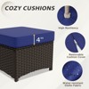 EAGLE PEAK Azure Bay 2 Piece Wicker Patio for Patio Deck Backyard Poolside - 3 of 4