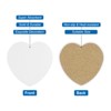 Unique Bargains Ceramic Cork Backing Non-slip Heat-resistant Coasters White Marble 6 Pcs - 4 of 4