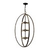 Yosemite Home Decor Alpha 9-Light Chandelier in Distressed Antique Brass Finish - 2 of 4