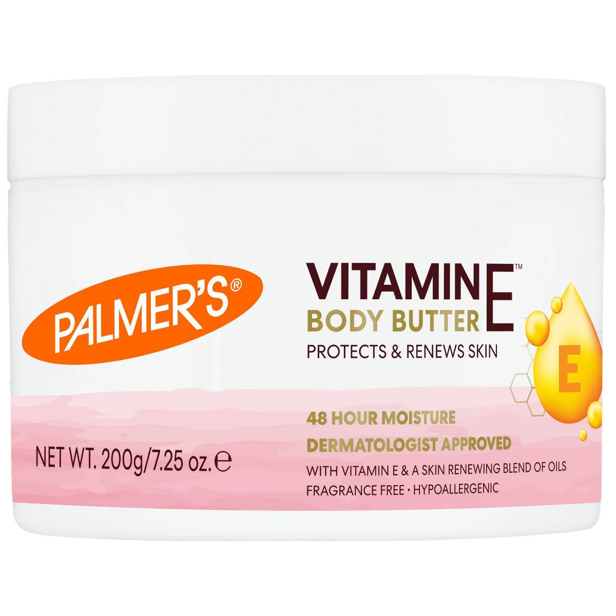 Palmer's Natural Vitamin E Body Butter Unscented - 7.25oz