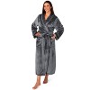 PAVILIA Fleece Robe For Women, Plush Warm Bathrobe, Fluffy Soft Spa Long Lightweight Fuzzy Cozy, Satin Trim - 4 of 4