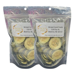 Wicked Good Foods .75 oz Freeze Dried Ranch Cucumbers - Pack of 2 - 1 of 4