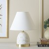 Nicolai Table Lamp - 16 Inch Height - TBL3015 - White/Gold - Safavieh - 4 of 4