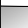 HomeRoots 71" Black Wood Leaning Ladder Framed Full Length Mirror - 4 of 4