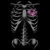 Men's Lost Gods Halloween Skeleton Rib Cage Heart T-Shirt - 2 of 4