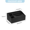 Unique Bargains PU Leather Magnetic Base Easy to Clean Multipurpose Paper Towel Holder 10.4 x 6.5 x 4.7 Inch 1 Pc - 2 of 4