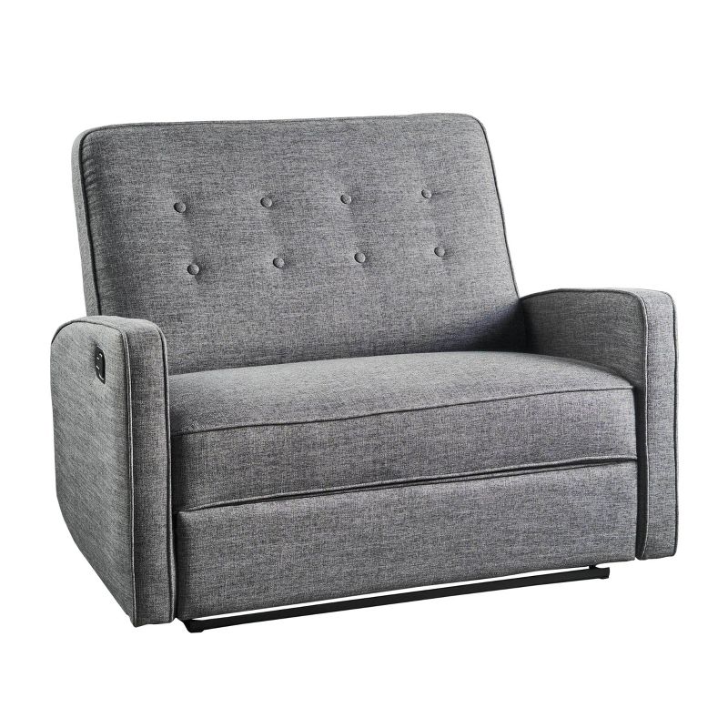 Calliope Buttoned Reclining Loveseat - Christopher Knight Home, 1 of 6