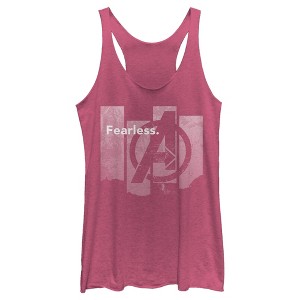Women's Marvel Avengers: Endgame Fearless Column Racerback Tank Top - 1 of 3