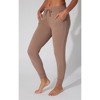 Yogalicious - Women's Polarlux Fleece Inside High Waist Jogger with Side Pockets and Drawstring - 2 of 3
