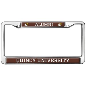 Quincy University Alumni Full Size Standard License Plate Metal Frame - 1 of 4