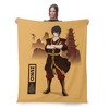 Nickelodeon Avatar The Last Airbender Silk Touch Faux Shearling Throw Blanket - 2 of 4