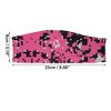 Unique Bargains Breathable Sport Headband Rose Red 1 Pc - 4 of 4
