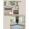 VASIP 78" Black Faux Leather Loveseat,Compact Sofa with Hidden Storage for Small Apartment, Living Room - 4 of 4