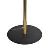 VYNXARIA 19"H Dimond Black LED Table Lamp with On/Off Switch Round Metal Base - 4 of 4
