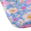 Alison Janssen Periwinkle Garden Memory Foam Bath Rug - Deny Designs: Microfiber, Machine Washable, Non-Slip Backing - 3 of 4