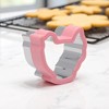 Unique Bargains Biscuit Cutter Medium Chicken-Shaped Cookie Cutter Hand Wash Stainless Steel Plastic 2.7"x2.4"1.6" 1Pcs - 2 of 4