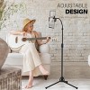 Artloge Universal Floor Stand 360° Foldable Tripod Mount  Height-Adjustable Gooseneck Floor Stand for 4.7-10 Inch iPad Tablets phone - 2 of 4