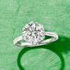 Ross-Simons 3.00 Carat Moissanite Solitare Ring in Sterling Silver - 4 of 4