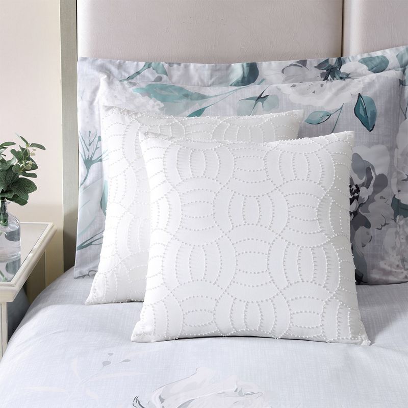 Linen Classique Pearls Reversible Decorative Pillow, 3 of 4