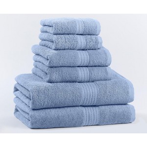 BrylaneHome BH Studio 6 Piece Bath Towel Set - 1 of 3