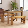 Taylor & Logan 46"x30" Ingles Rectangular Dining Table - 3 of 4