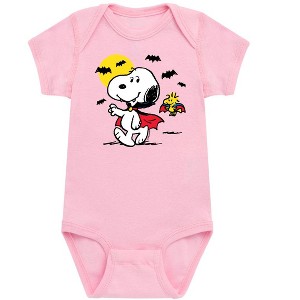 Boys' - Peanuts - Vampire Snoopy Woodstock Baby One Piece - 1 of 4