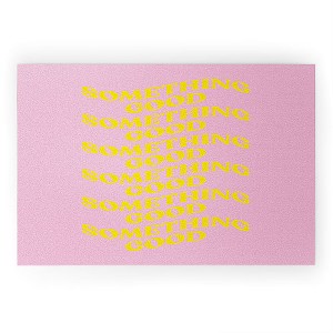 Grace Something Good Looped Vinyl Welcome Mat - Society6 - 1 of 4