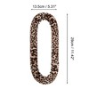 Unique Bargains Women's Small Leopard Print Hair Rollers 11.42"x5.31" Brown 1pc - image 4 of 4