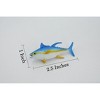 Collectible Wildlife Gifts | Bluefin Tuna, Rubber Fish, Realistic Toy Figure, Model,   Hand Painted, Gift,          2 1/2"      CH438 BB109 - 2 of 4