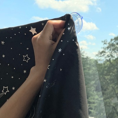 Starry Night Blackout Polyester Kids Window Panel