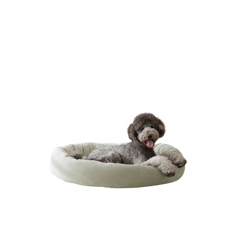 Arlee Home & Pet Orbit Orthopedic Chew Resistant Eco-Friendly Memory Foam Dog Bolster Bed - Cobblestone - XXL - image 1 of 4