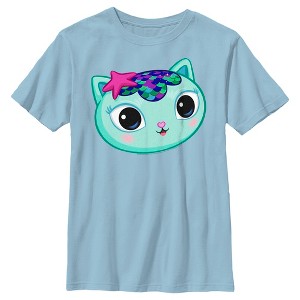 Boy's Gabby's Dollhouse Mercat Big Face T-Shirt - 1 of 4