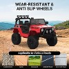 2-Seater 12V Ride On Truck for Kids w/Parent Remote, Safety Belt, LED Lights, MP3 Player, All-Terrain Wheels - 2 of 4