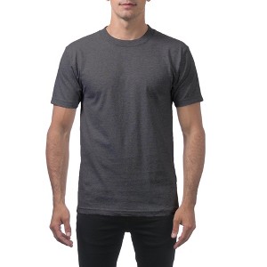 3 Pack Pro Club Men's Comfort Cotton Short Sleeve Crew Neck Relaxed Fit T-Shirts - 1 of 4