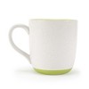 Elanze Designs Typewriter Speckled Sage Green 13 ounce Ceramic Coffee Mugs Set of 4 - 2 of 4
