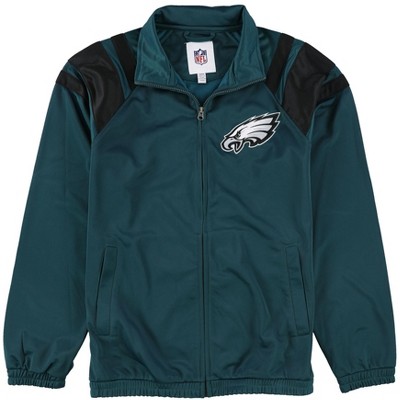 NFL Mens Philadelphia Eagles Track Jacket, Green, X-Small (Regular)