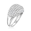 Ross-Simons 2.00 ct. t.w. Pave Diamond Dome Ring in 14kt White Gold - 3 of 4