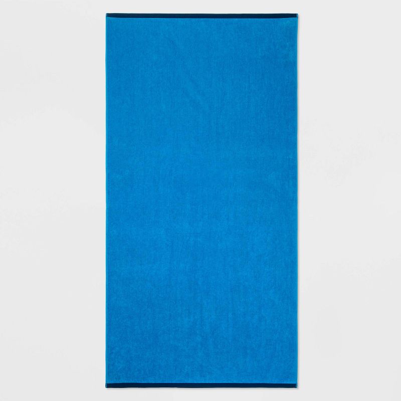 WOW Reversible Beach Towel Blue - Sun Squad&#8482;, 1 of 5