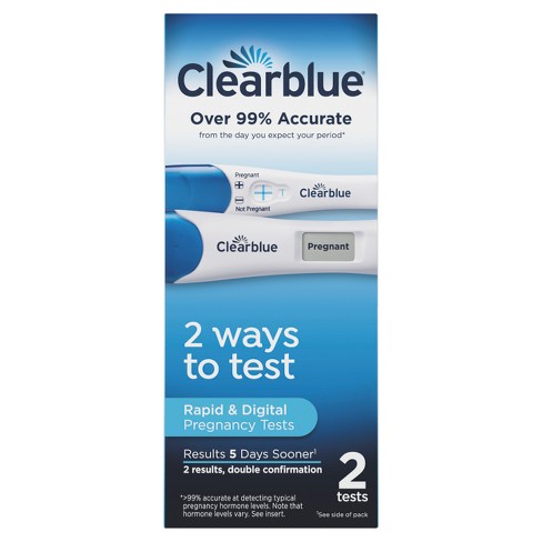 Clearblue vs First Response Pregnancy Test